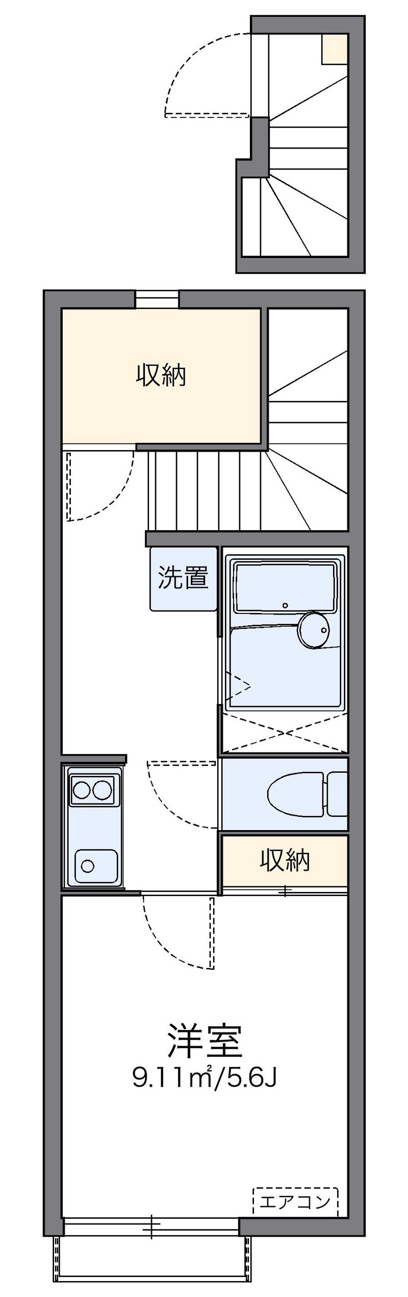 レオネクスト新生Ⅱ 間取図