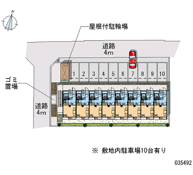 レオパレスＫ　Ｉ 月極駐車場