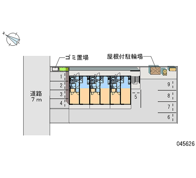 レオネクストカーネリアンハイツ 月極駐車場