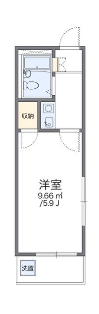 レオパレス天沼 間取り図