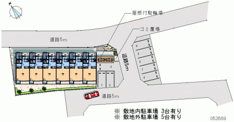 レオネクストたからＣ 区画図