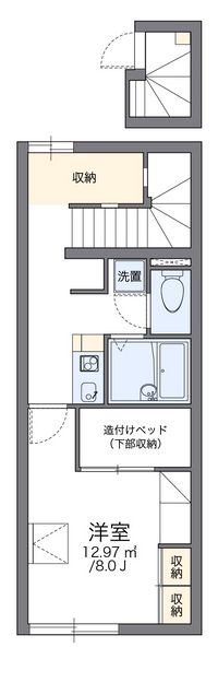 レオパレス瑞穂第二 間取り図