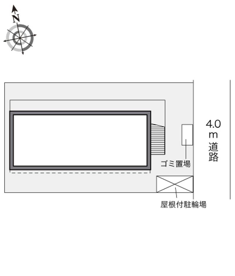 レオパレスオネスティⅡ 配置図