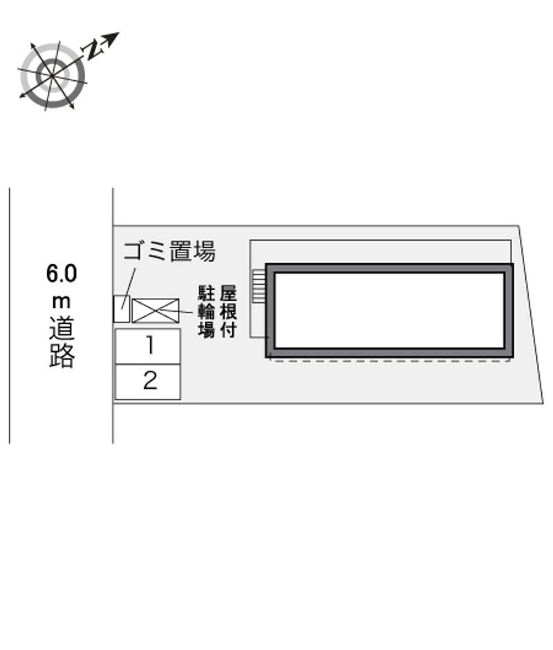 レオパレス長池 配置図