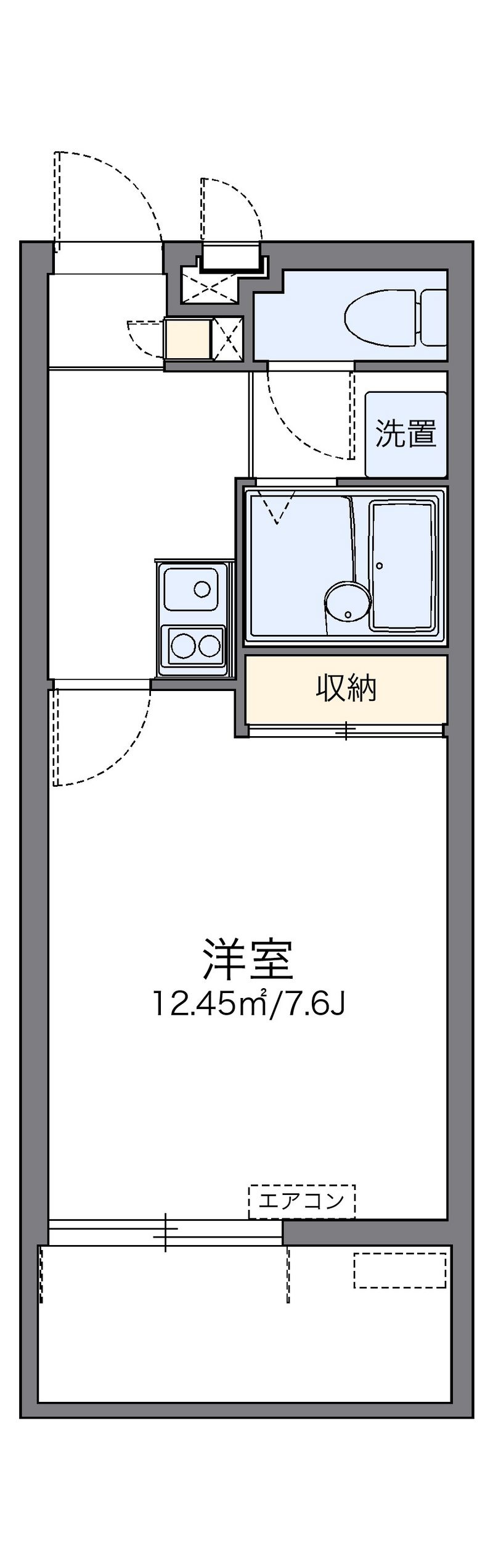 レオパレスｗｉｎ　ｗｉｎ 間取図