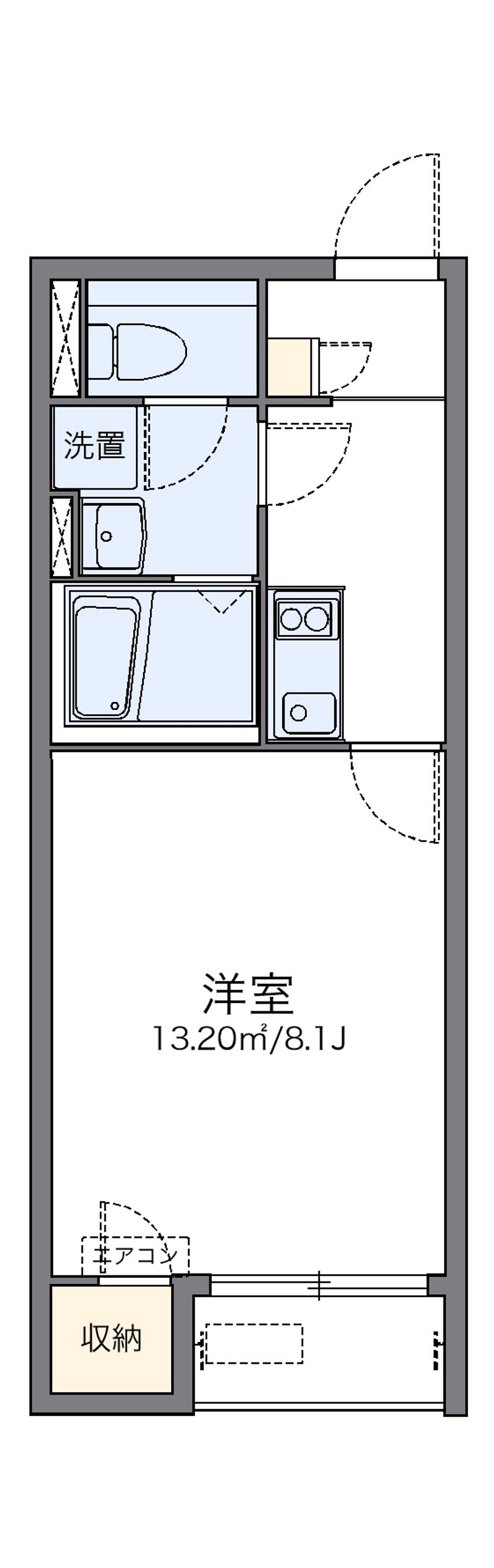 レオネクストクレールシャンブルⅡ 間取図