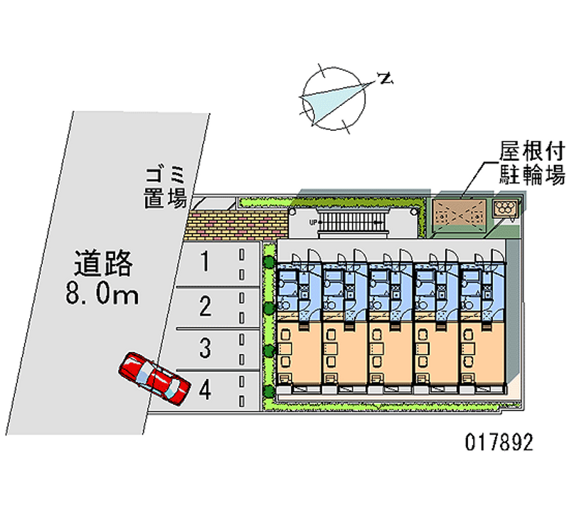 レオパレスＫⅡ 月極駐車場