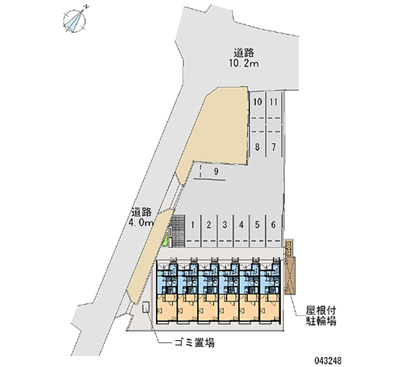 43248月租停車場