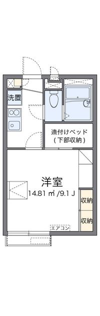 レオパレス幸 間取り図