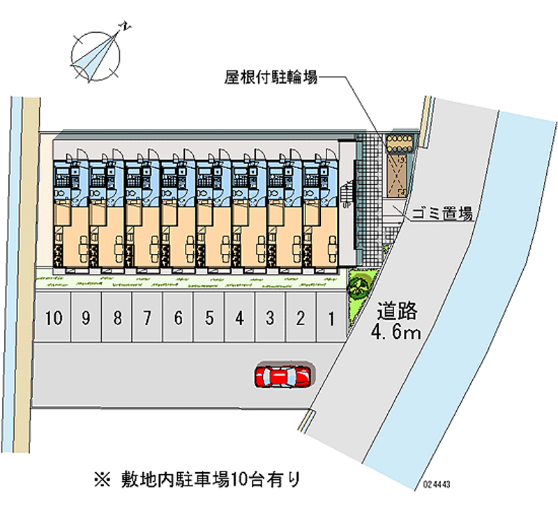 24443 Monthly parking lot