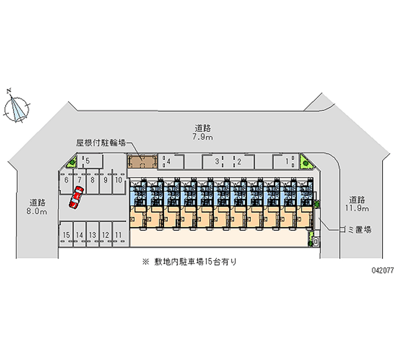 42077月租停车场