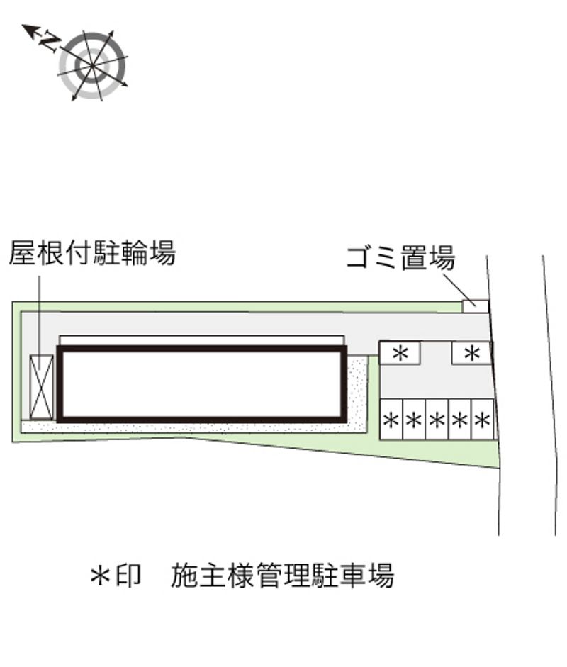 レオパレスもみじ山 配置図