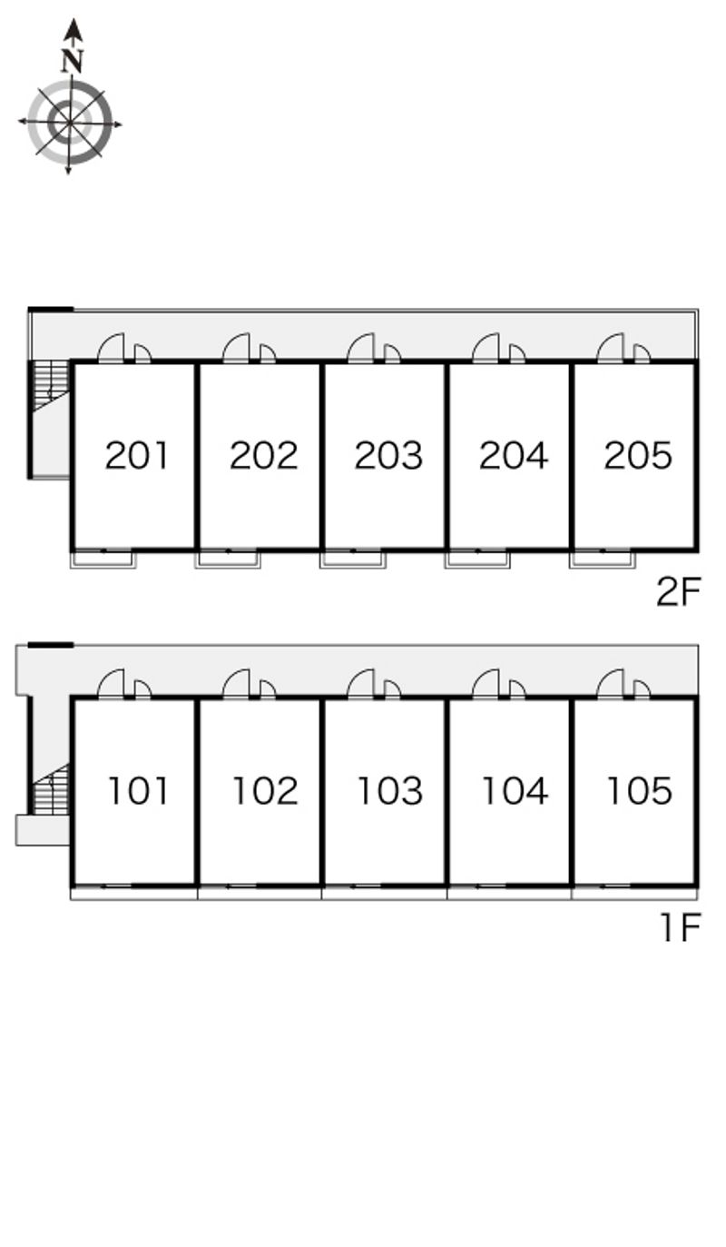 レオパレス花屋町 間取り配置図