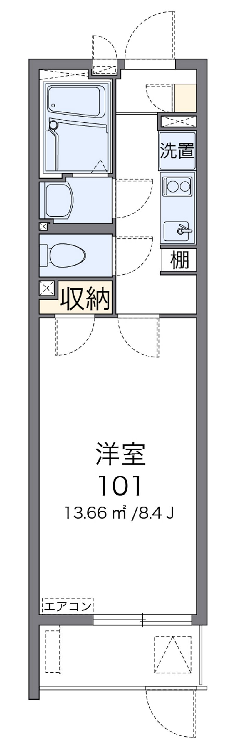 クレイノ楓 間取図