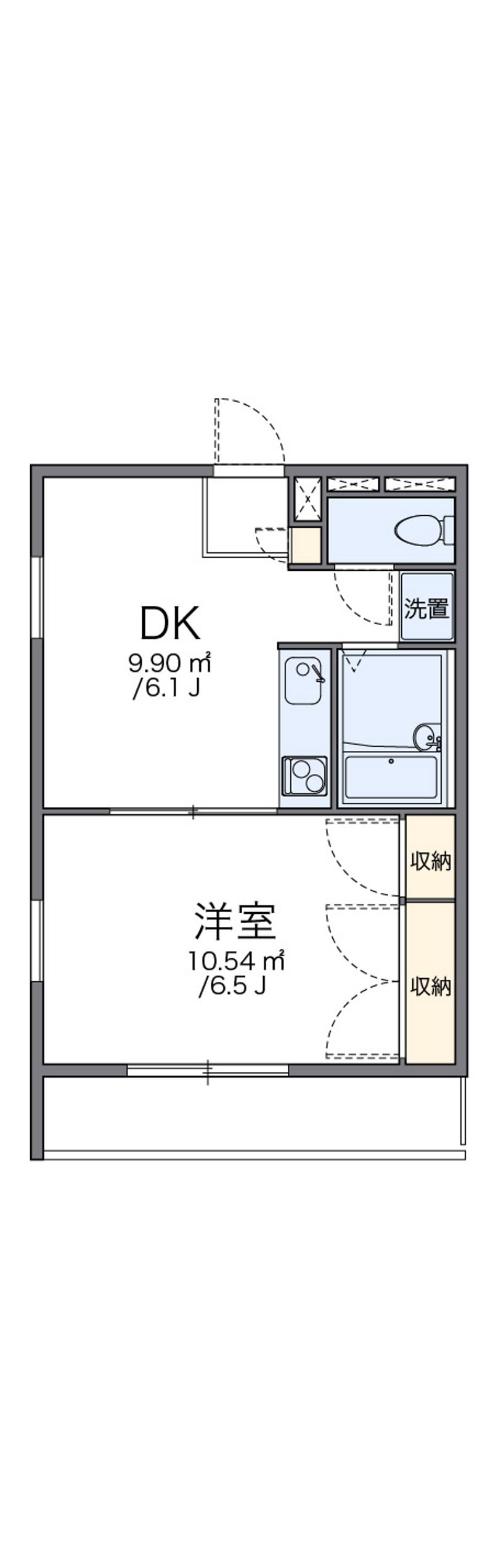 レオパレスストーンリバーⅡ 間取図