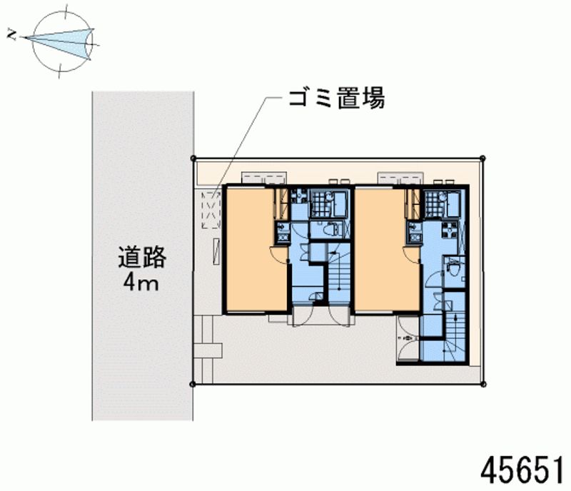 レオネクストアイリスⅡ 区画図