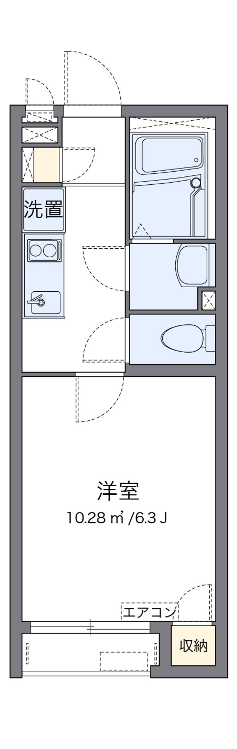 クレイノセカンド　ユーアイ 間取図