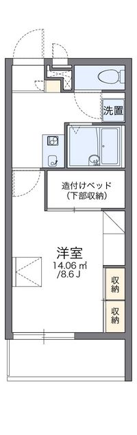 レオパレスＲｉｏ　ムコガワ 間取り図