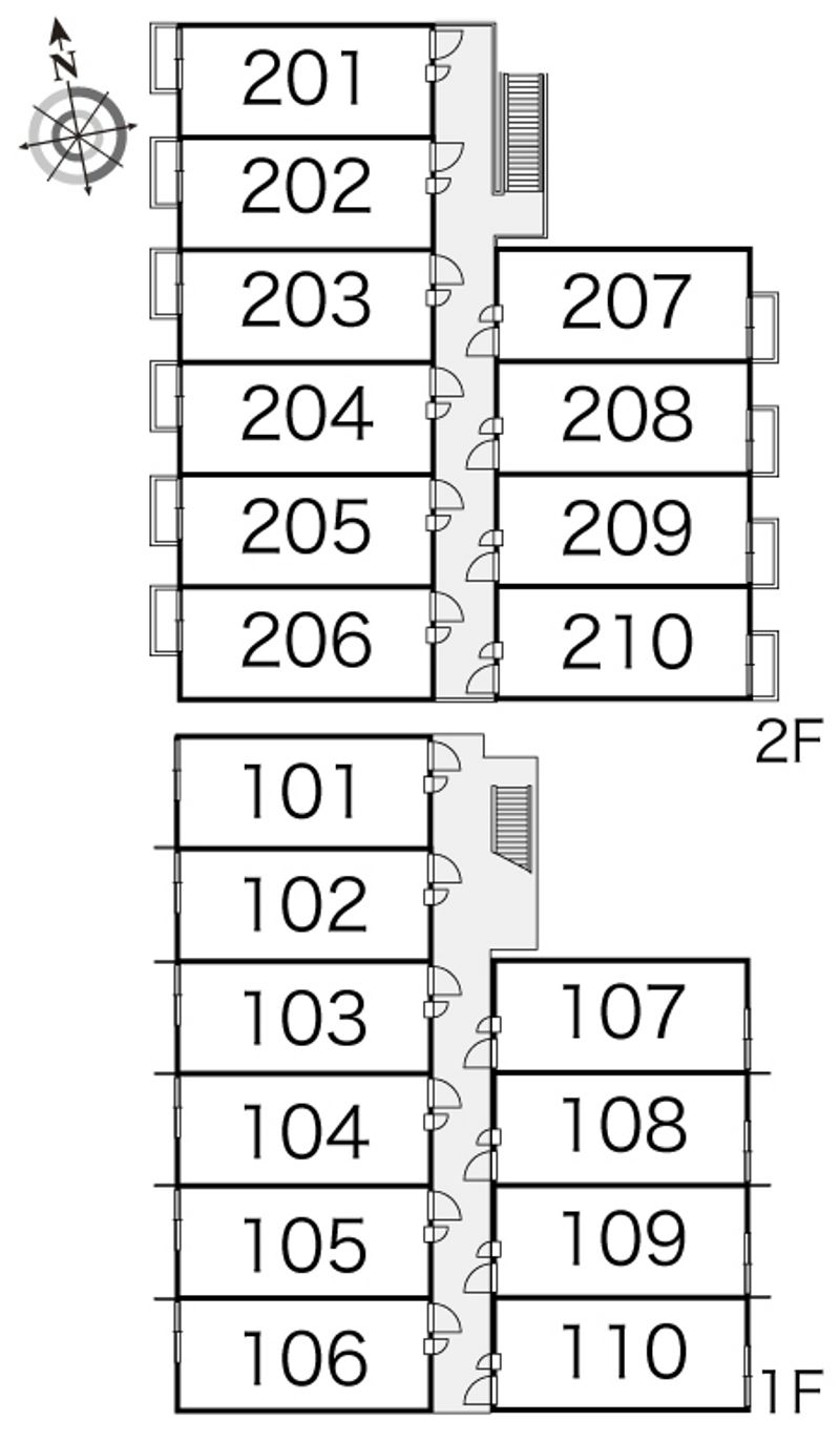 レオパレスぴゅあ 間取配置図