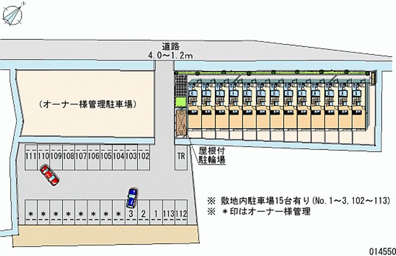 14550 Monthly parking lot