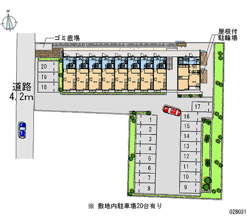 レオパレスＰＲＩＭＲＯＳＥ　Ⅱ 月極駐車場