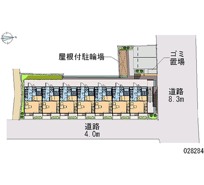 レオパレス東尾久 区画図