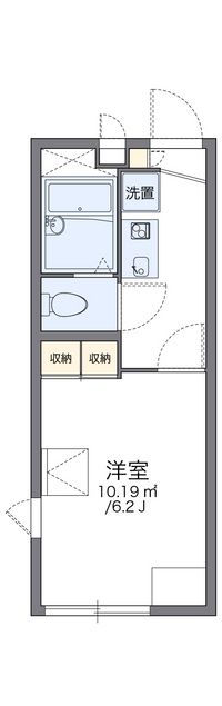 レオパレスベルソー 間取り図