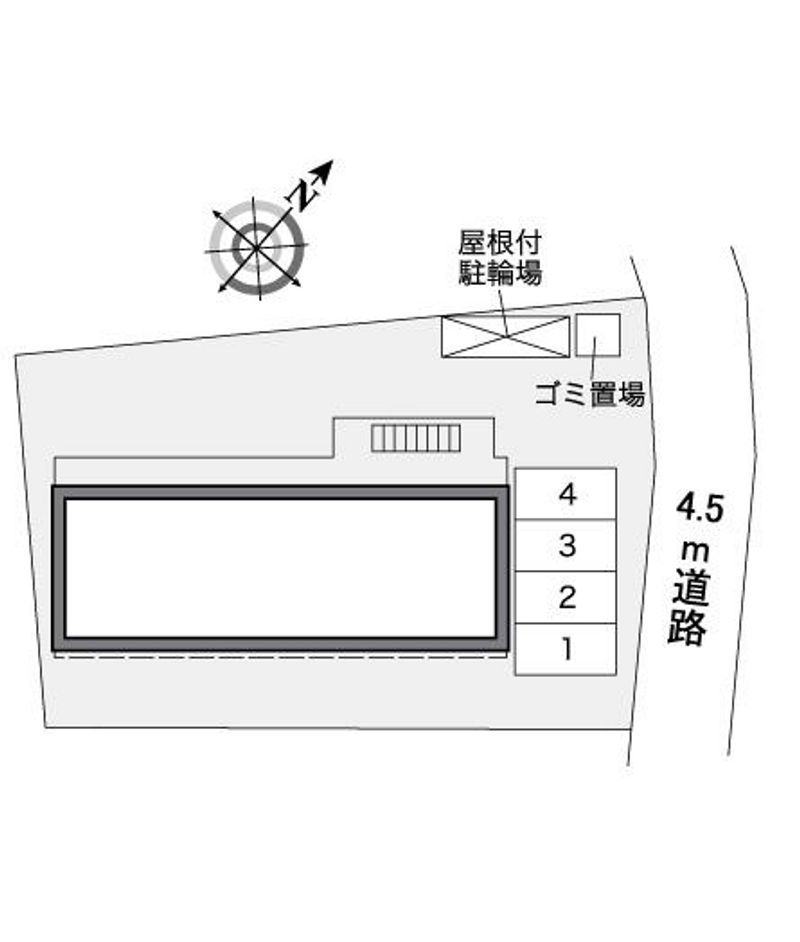 レオパレス小柳町Ⅲ 配置図