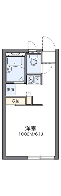 レオパレスサンハイムＡ 間取り図