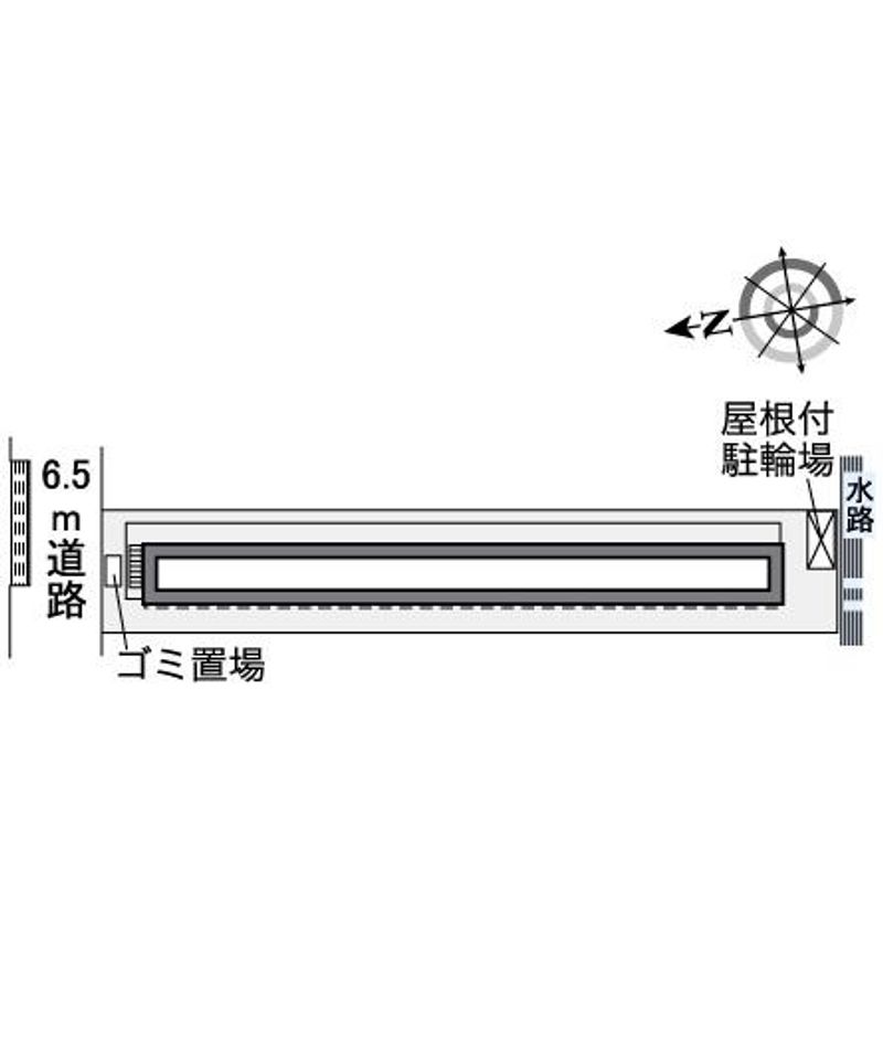 レオパレスタウンコートⅡ 配置図