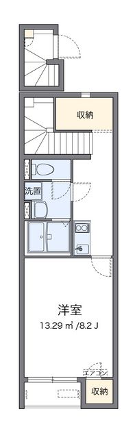 クレイノＧＡＲＤＥＮ　丘　Ⅱ 間取り図