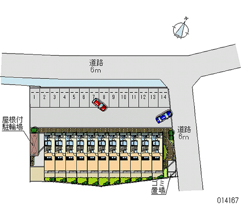 14167 Monthly parking lot