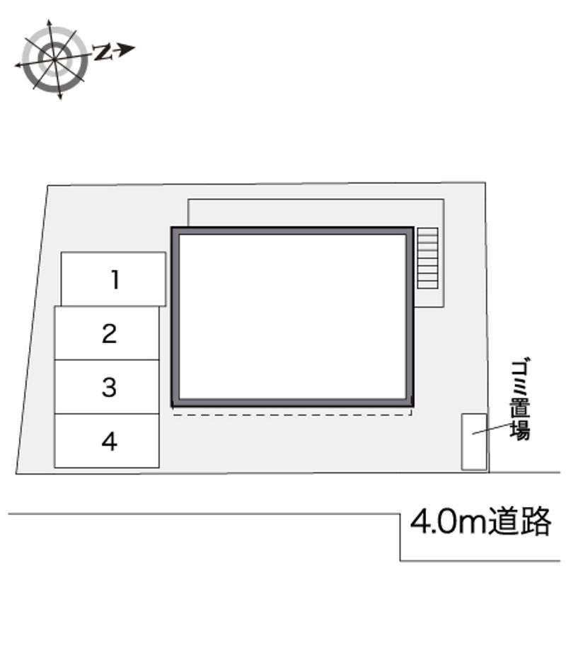 レオパレスセルリアン 駐車場