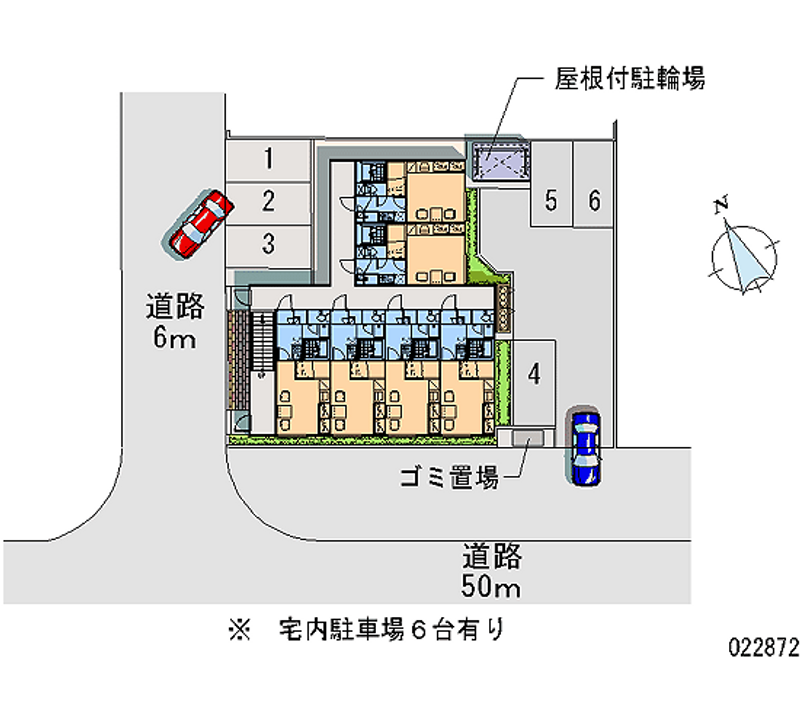 レオパレスパインコート 月極駐車場