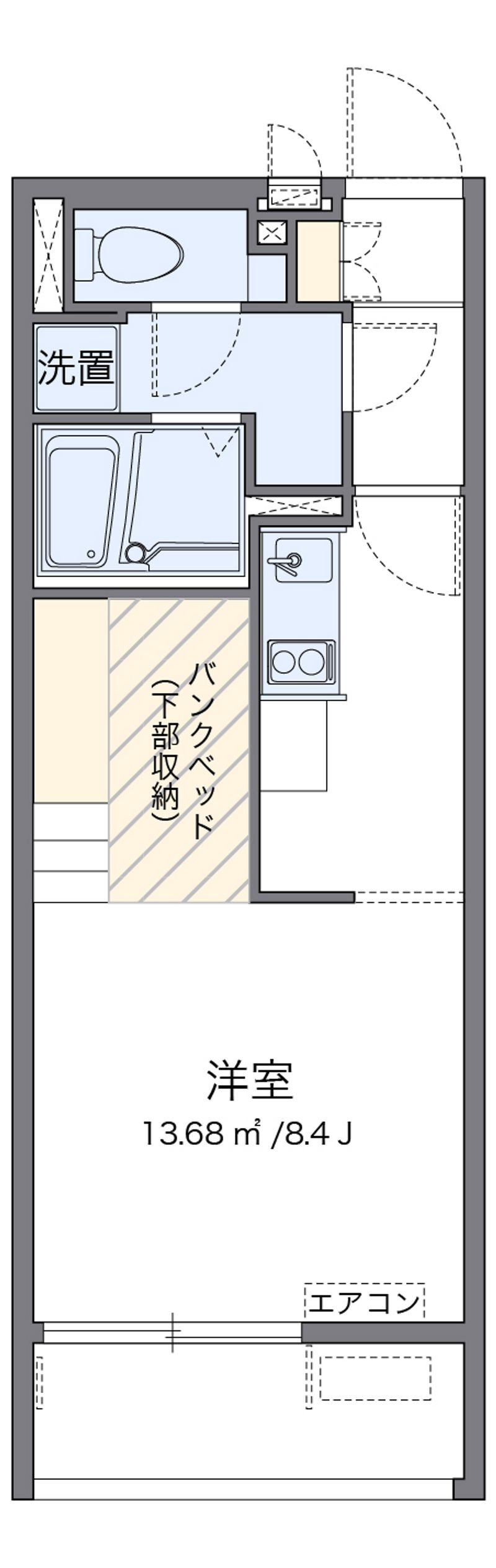 レオネクスト浪華Ⅲ 間取図