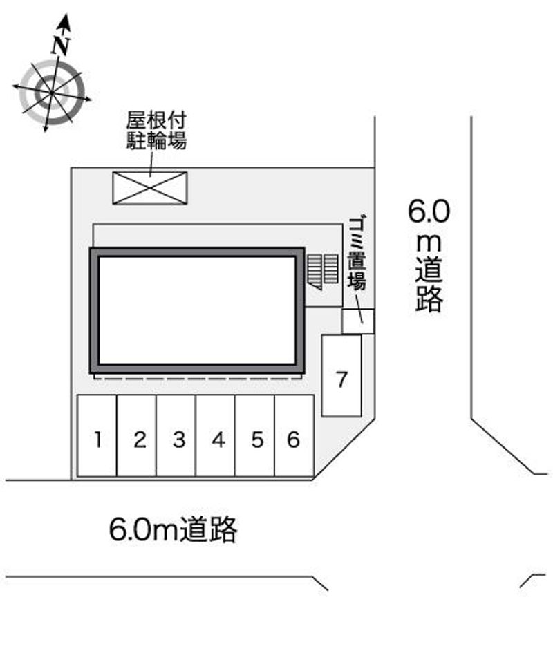 レオパレス恵ハイツ 配置図