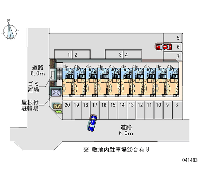 41483 Monthly parking lot