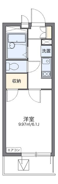 レオパレスＦｉｎｅ中沢 間取り図