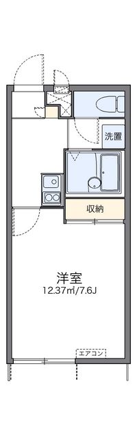 レオパレスアメイシャ 間取り図