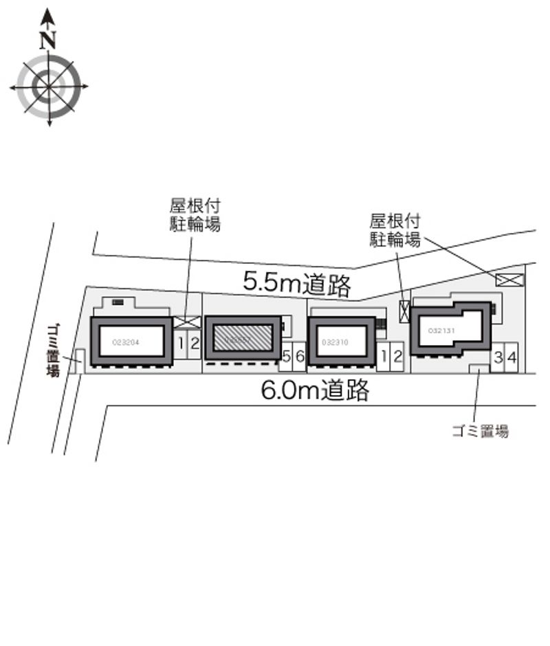 レオパレスたか 配置図