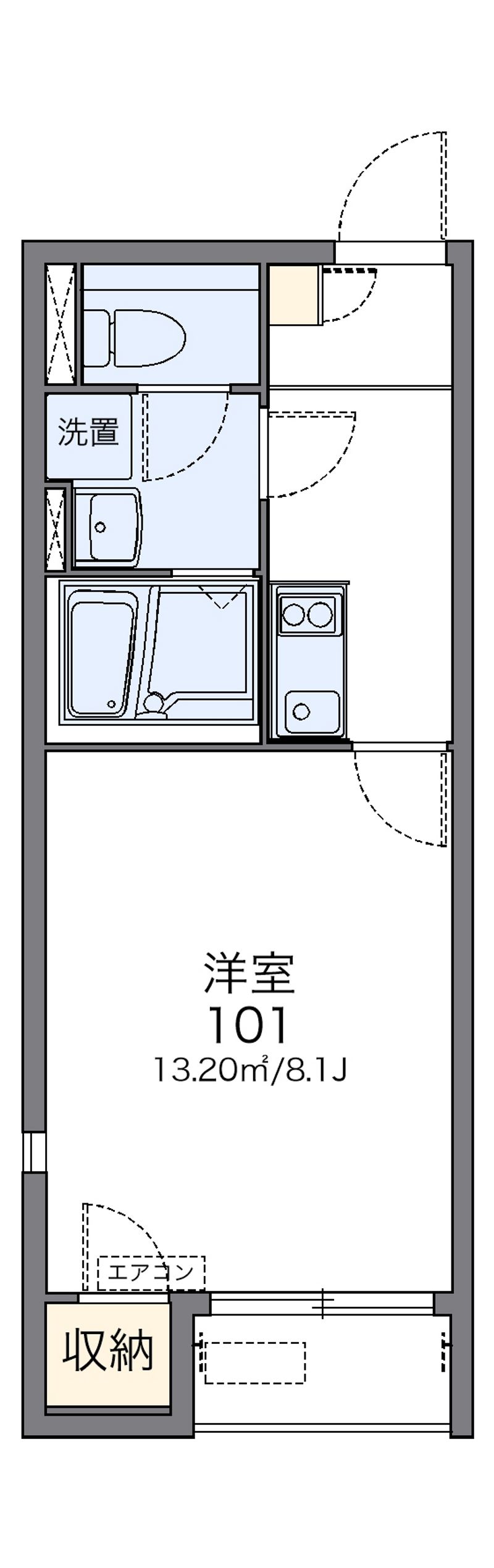 レオネクストヒールコート 間取図