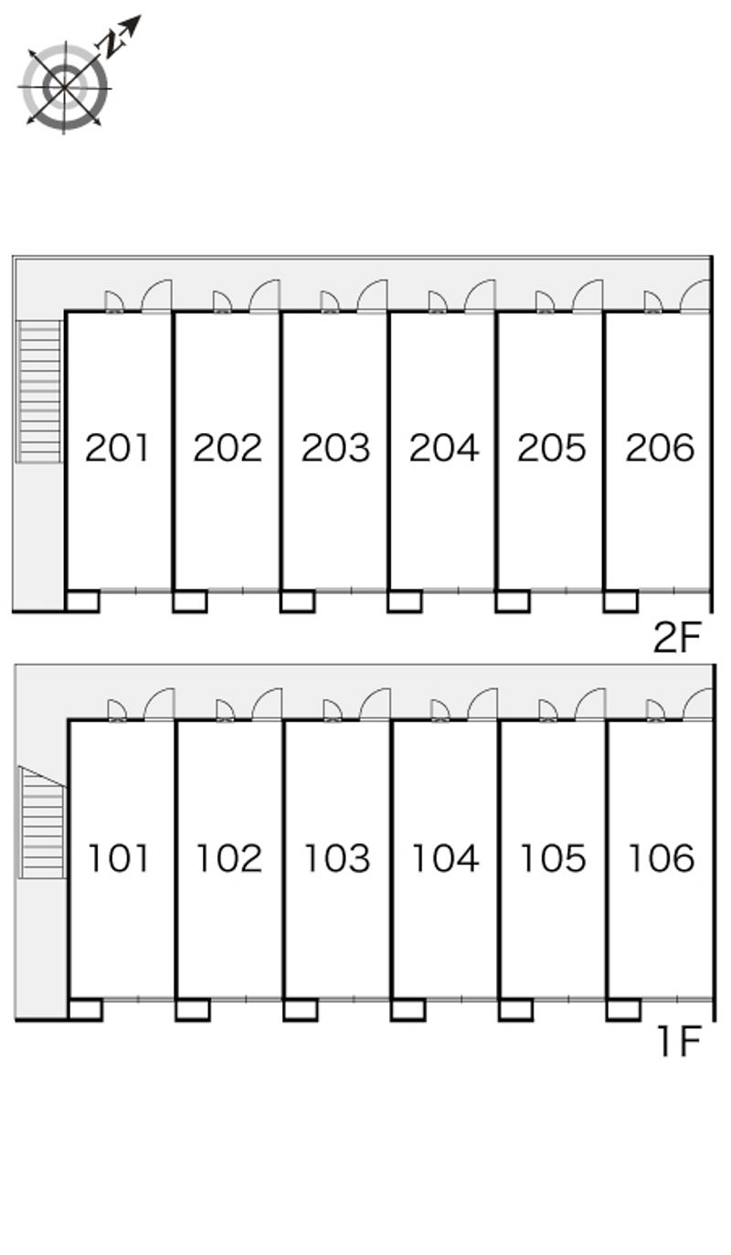 レオパレスイーイーエー 間取配置図