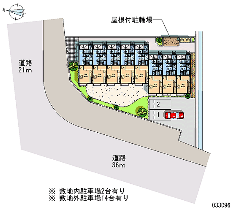 33096 Monthly parking lot