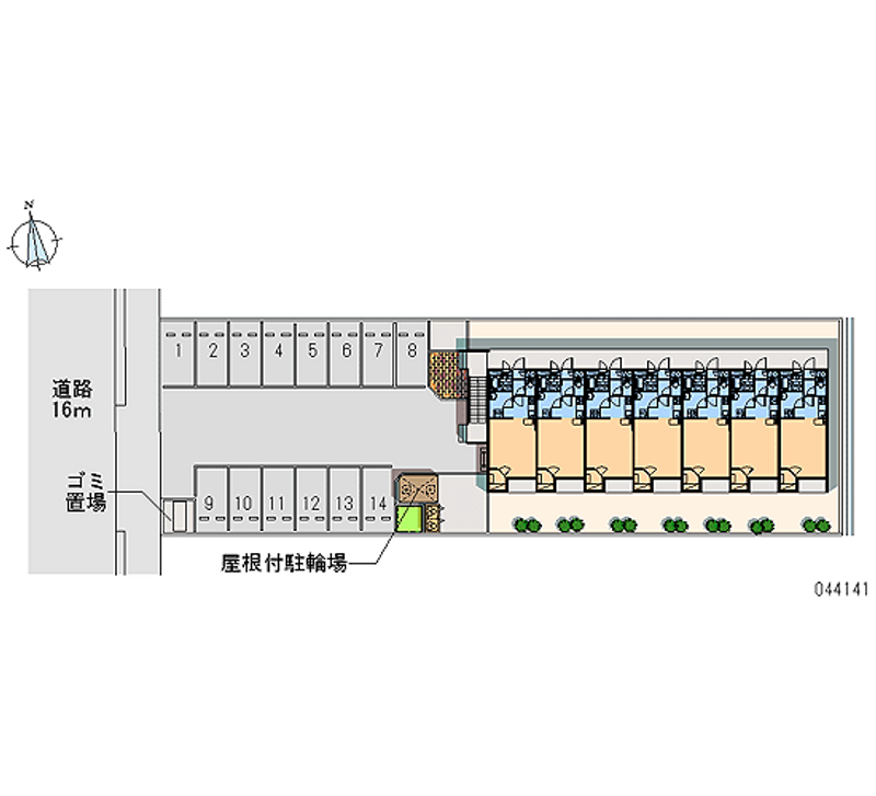 44141 bãi đậu xe hàng tháng