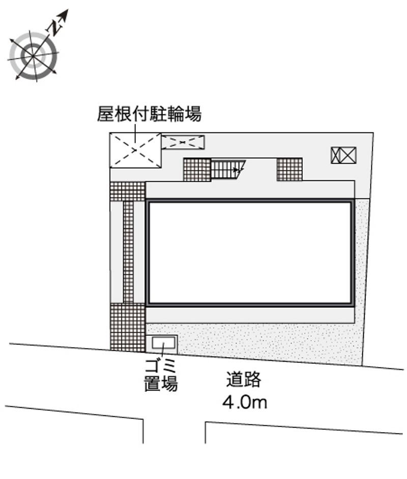 レオパレスすず 配置図