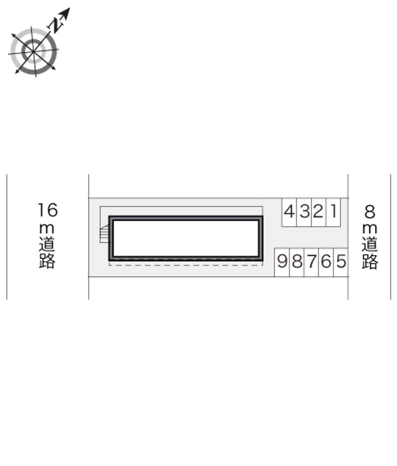 レオパレスルーチェ 配置図