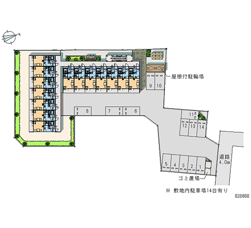 28688月租停车场