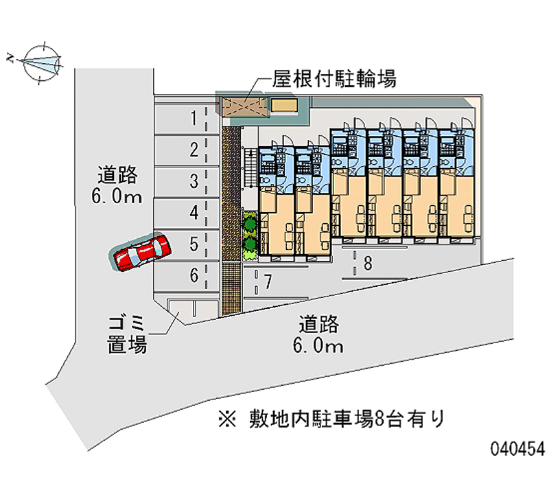 レオパレス池田 月極駐車場