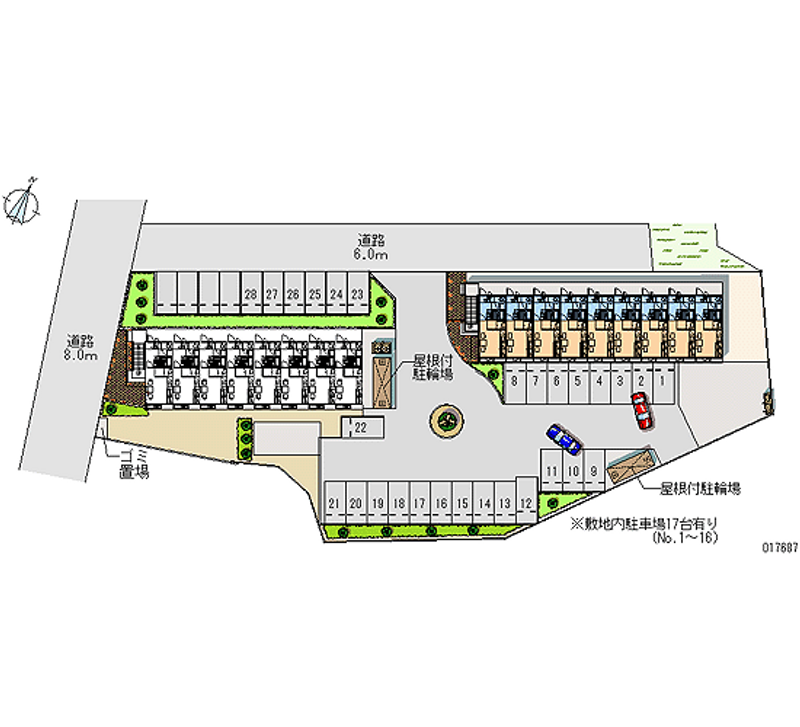 17687 Monthly parking lot