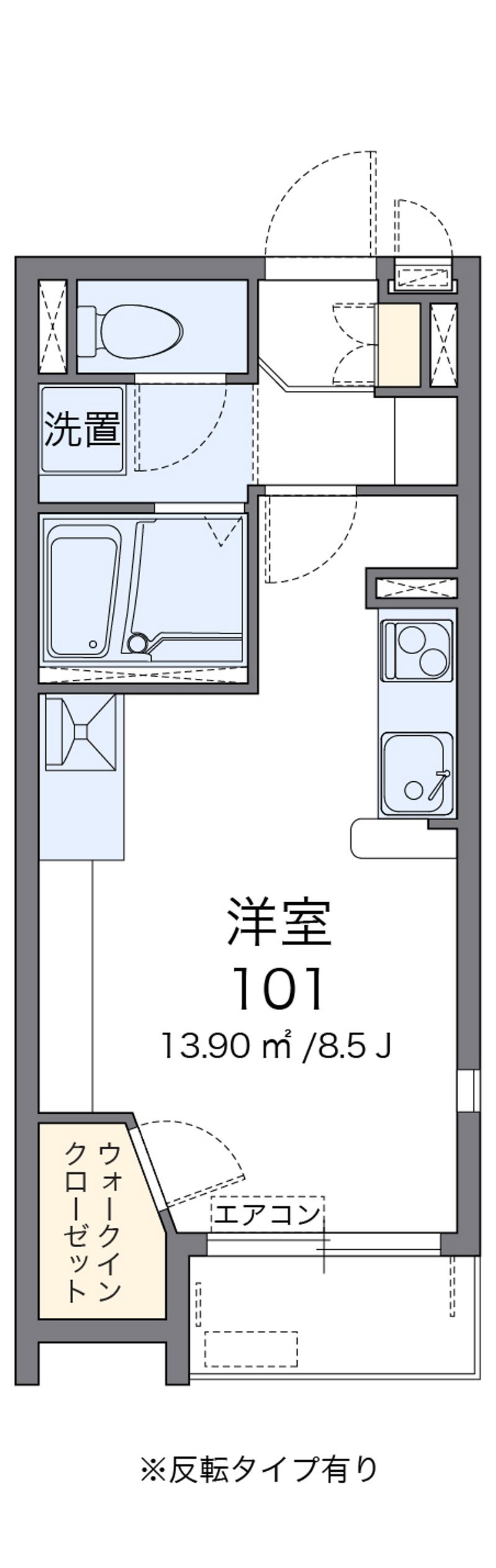 ミランダクレール　ソヤ 間取図
